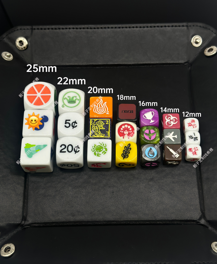 Custom icon dice